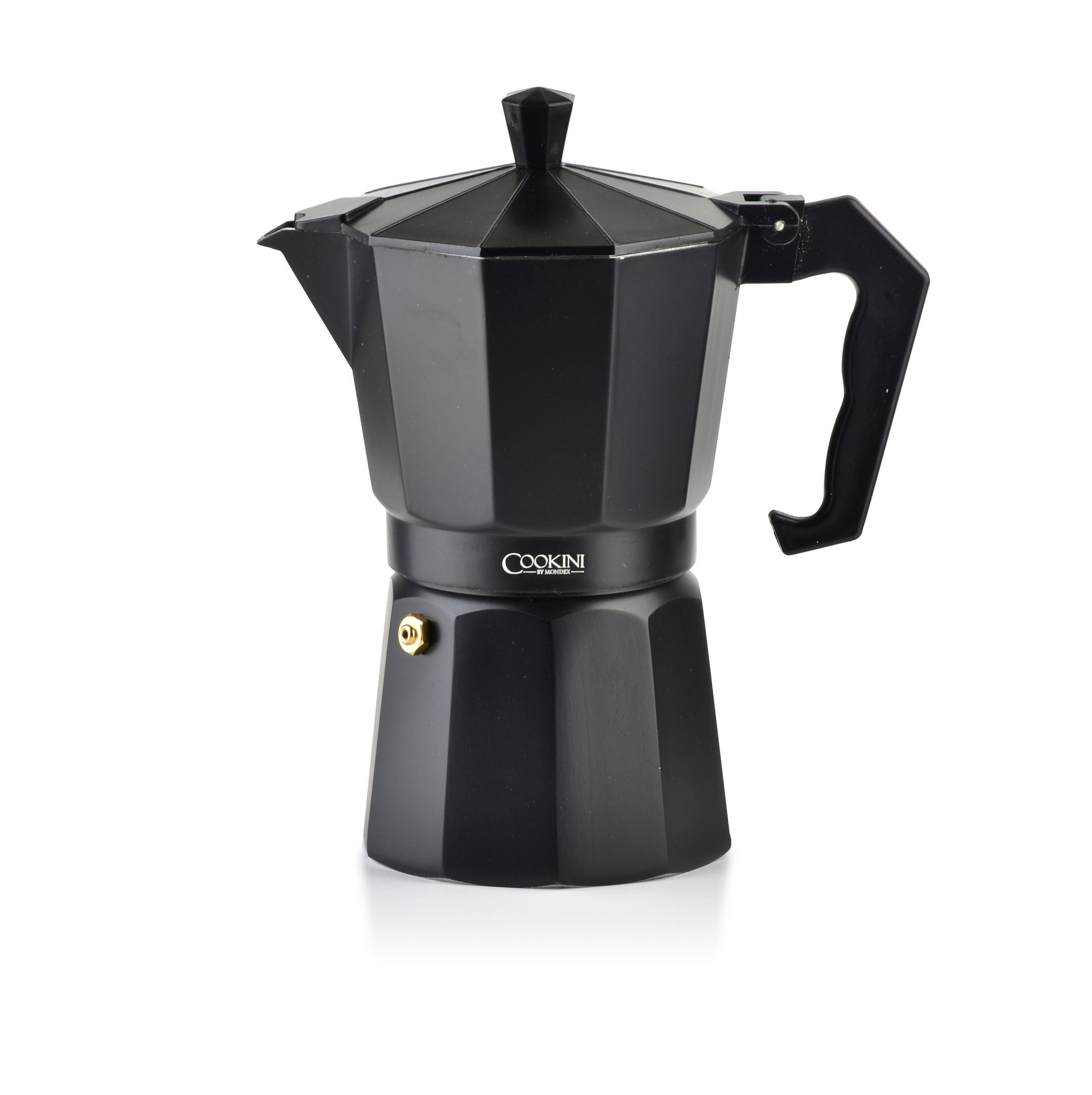ESPRESSOKOCHER Teresa Schwarz 9/16/15 cm Metall - Schwarz, Metall (16/15/9cm) - Mondex