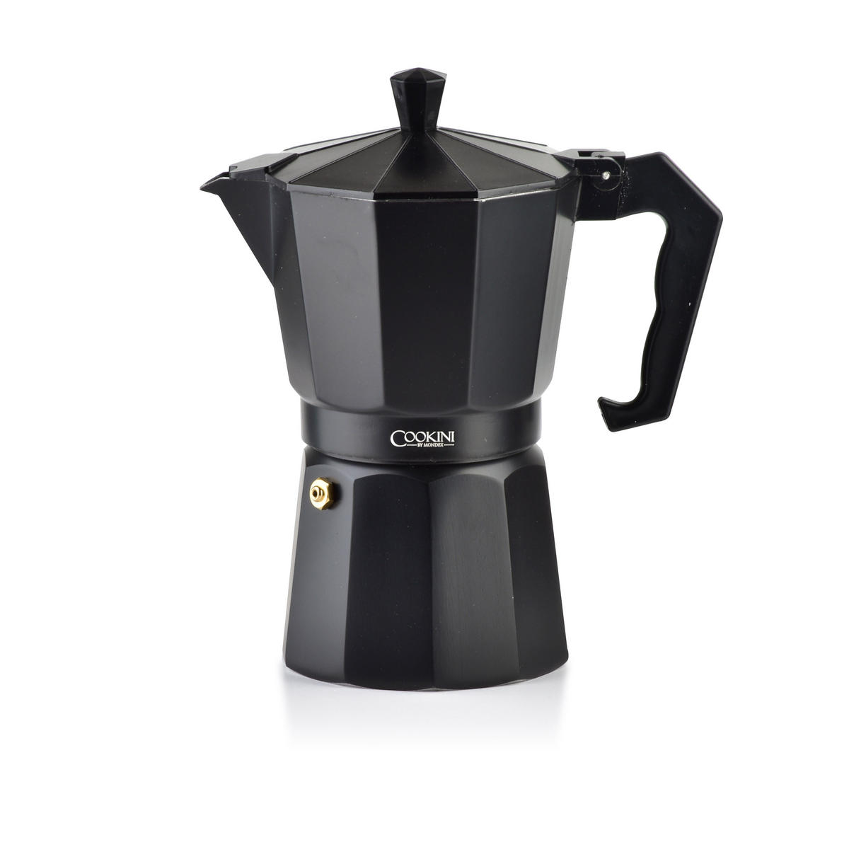 ESPRESSOKOCHER Teresa Schwarz 9/16/15 cm Metall - Schwarz, Metall (16/15/9cm) - Mondex