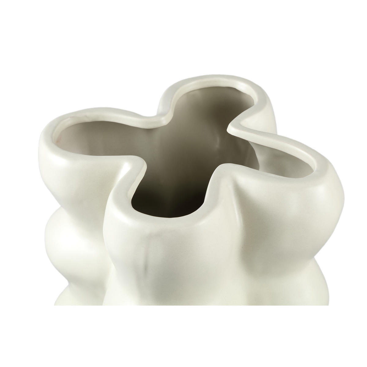 TOPF Baille Beige 25/24/39cm - Beige, Keramik (39cm) - PTMD Collection