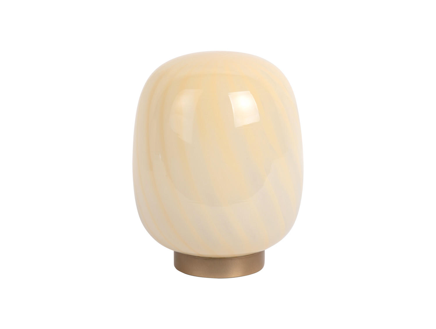 TISCHLAMPE Summer Globe 15.6/15.6/20 cm - Gelb, Glas (15.6/15.6/20cm) - Leitmotiv