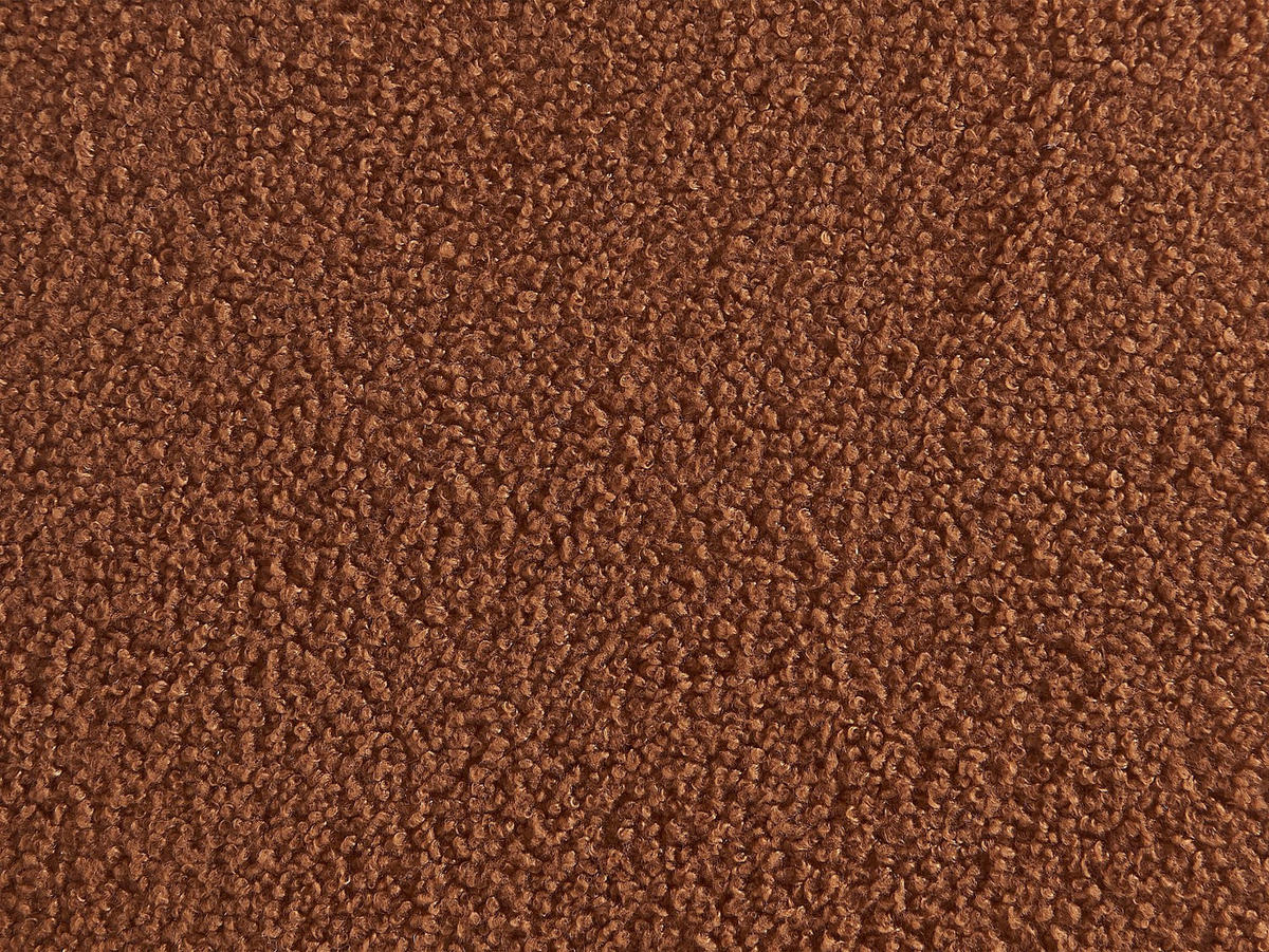 SITZHOCKER - 1 Person-Sitzer - Stoff - Terracotta - ECAMBI - Terracotta, Textil (40/45/40cm) - Vente-Unique