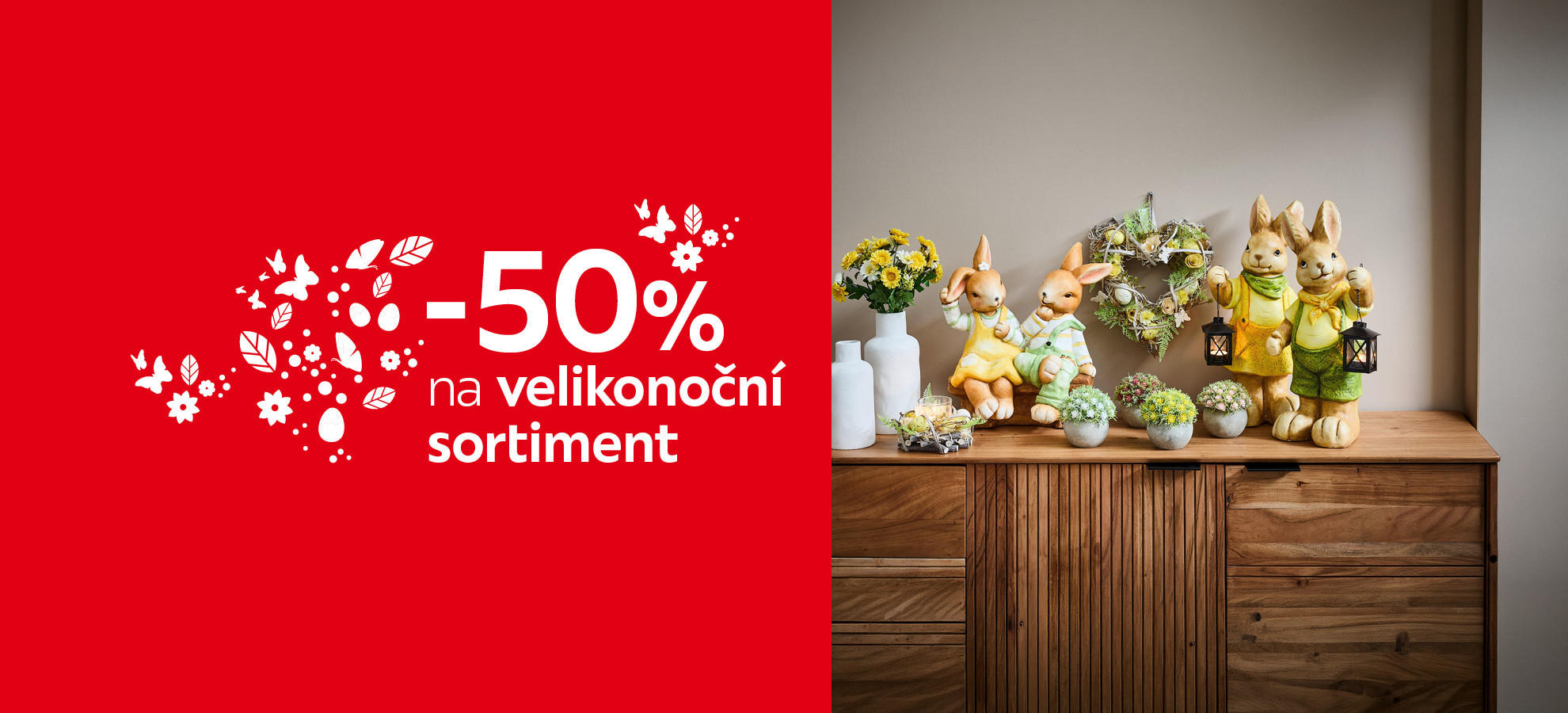 -50 % na velikonoční sortiment