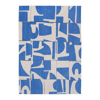 TEPPICH Campanula Craft 240/340 cm - Blau, Textil (240/340cm) - Louis De Poortere