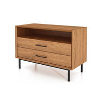 KOMMODE LEON Wildeiche - Wildeiche, Holz (97/65/45cm) - byoak
