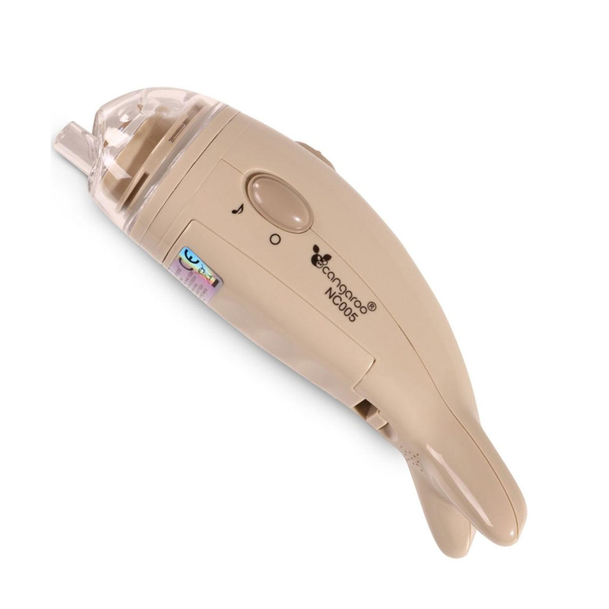 NASENSAUGER Akiko Silikon, Saugstufen, Einwegaufsätze, Musikoption, transparent, Sauger - Beige, Kunststoff (6/14cm) - Cangaroo
