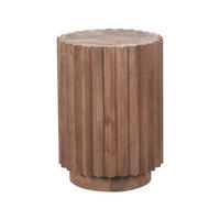 BEISTELLTISCH Novan Braun 35/35/48 cm - Braun, Holz (35/35/48cm) - LABEL51