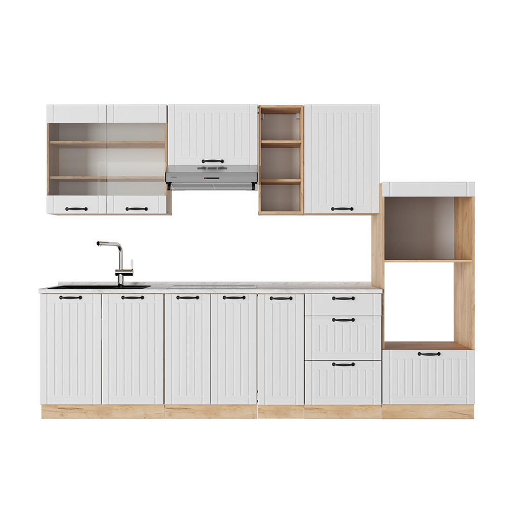 Honigeiche/Weiß, Holzwerkstoff (280/81.6/60cm) - Vicco