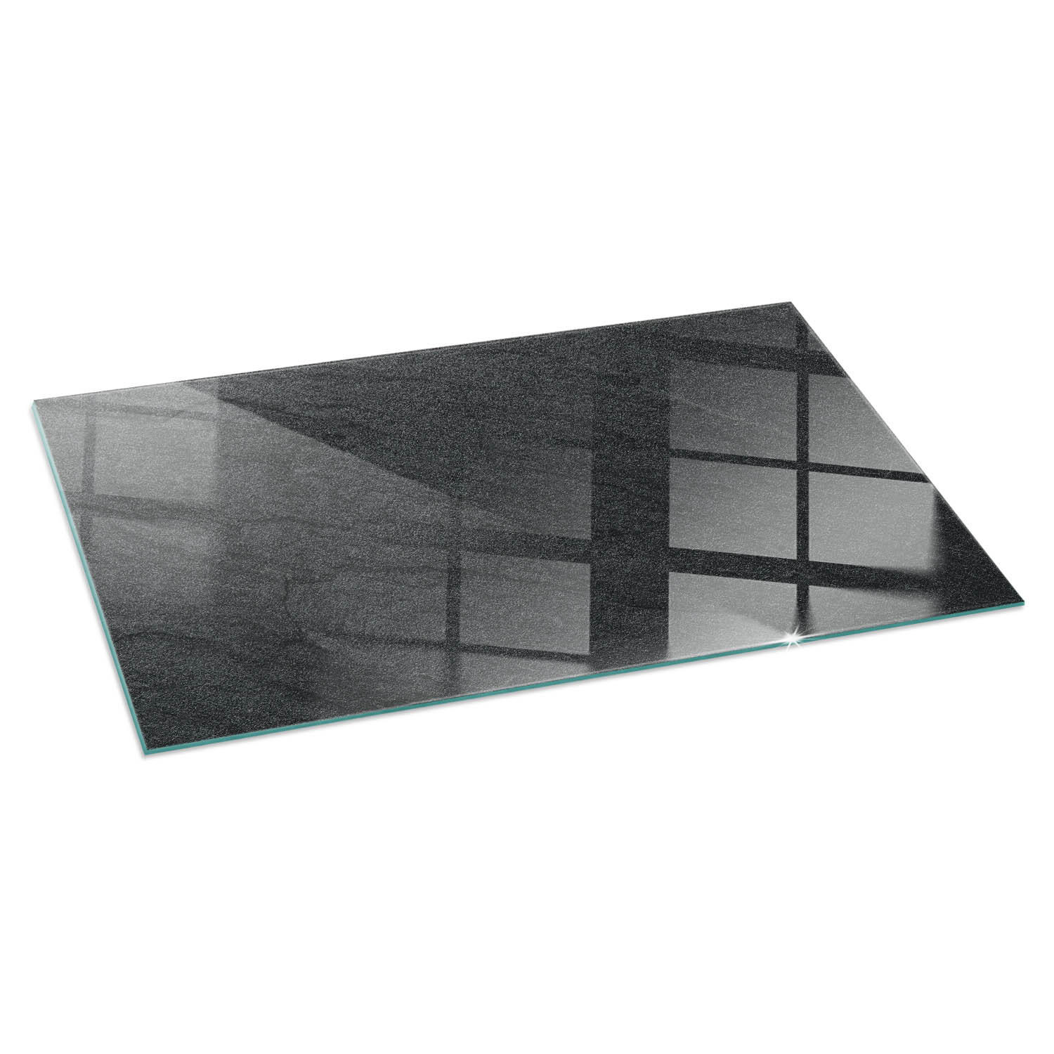 ArtPrintCave Glasplatte Schwarz 140x70x0.4 cm