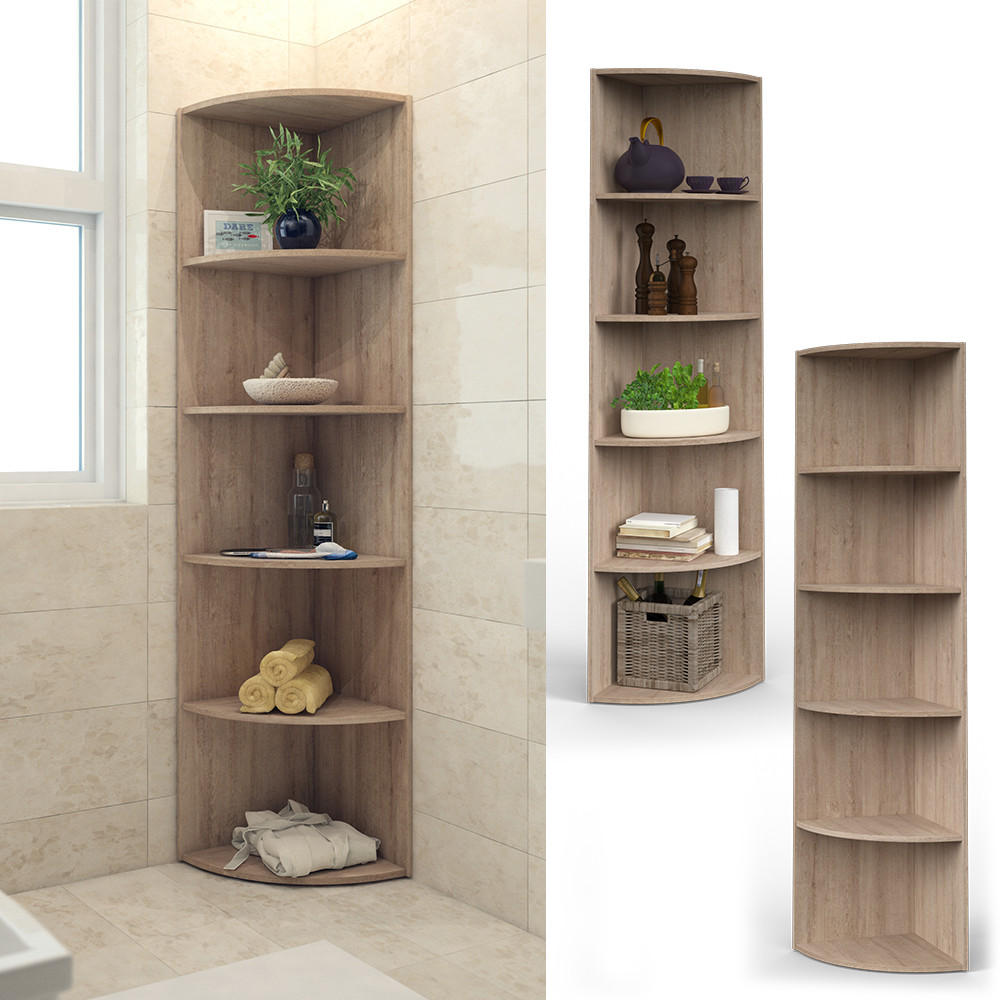 ECKREGAL Ecki Sonoma 40 x 180 cm - Sonoma Eiche, Holzwerkstoff (40/180/40cm) - Vicco