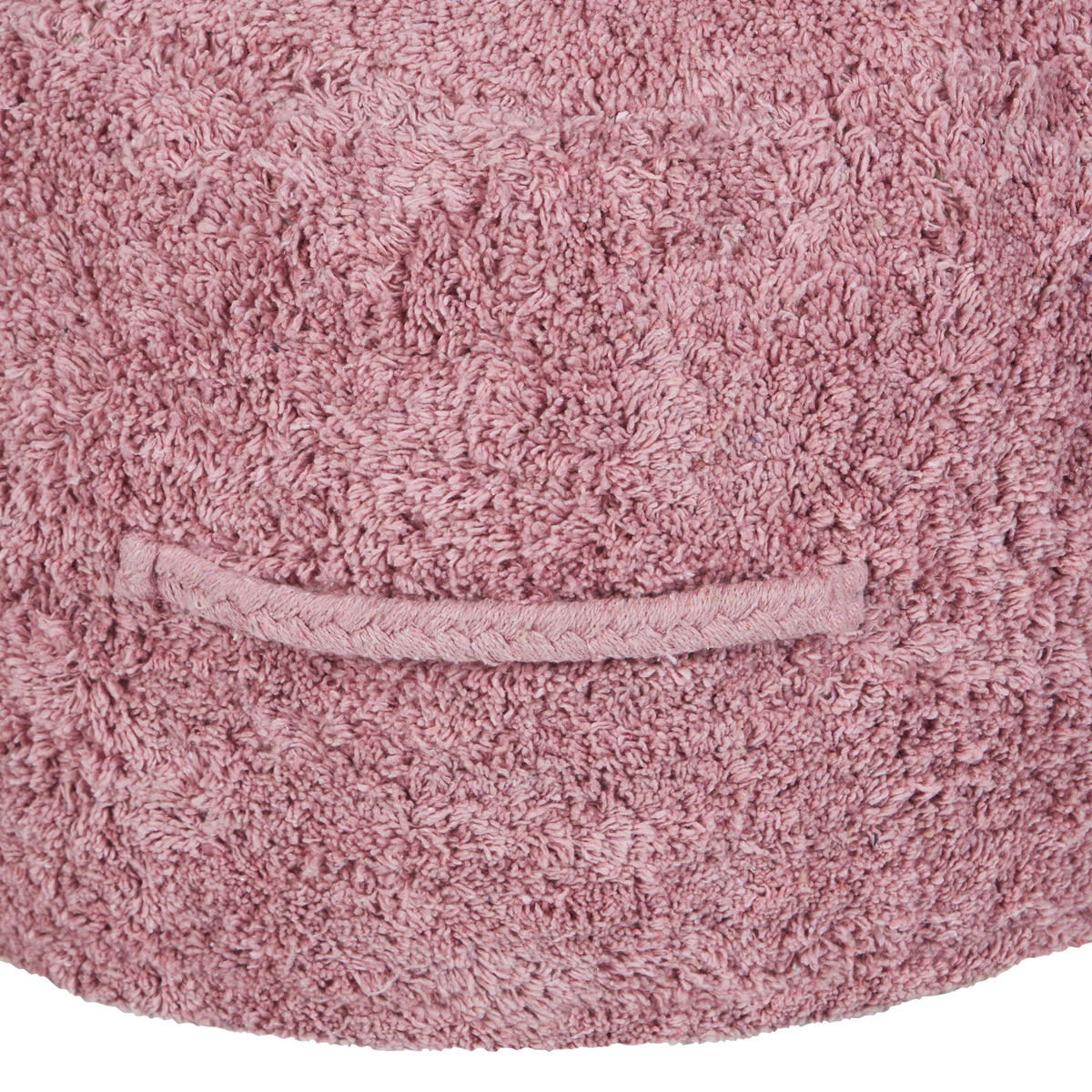 POUF Baumwolle Rosa Kandhkot - Pink, Textil (50/35/50cm) - Beliani
