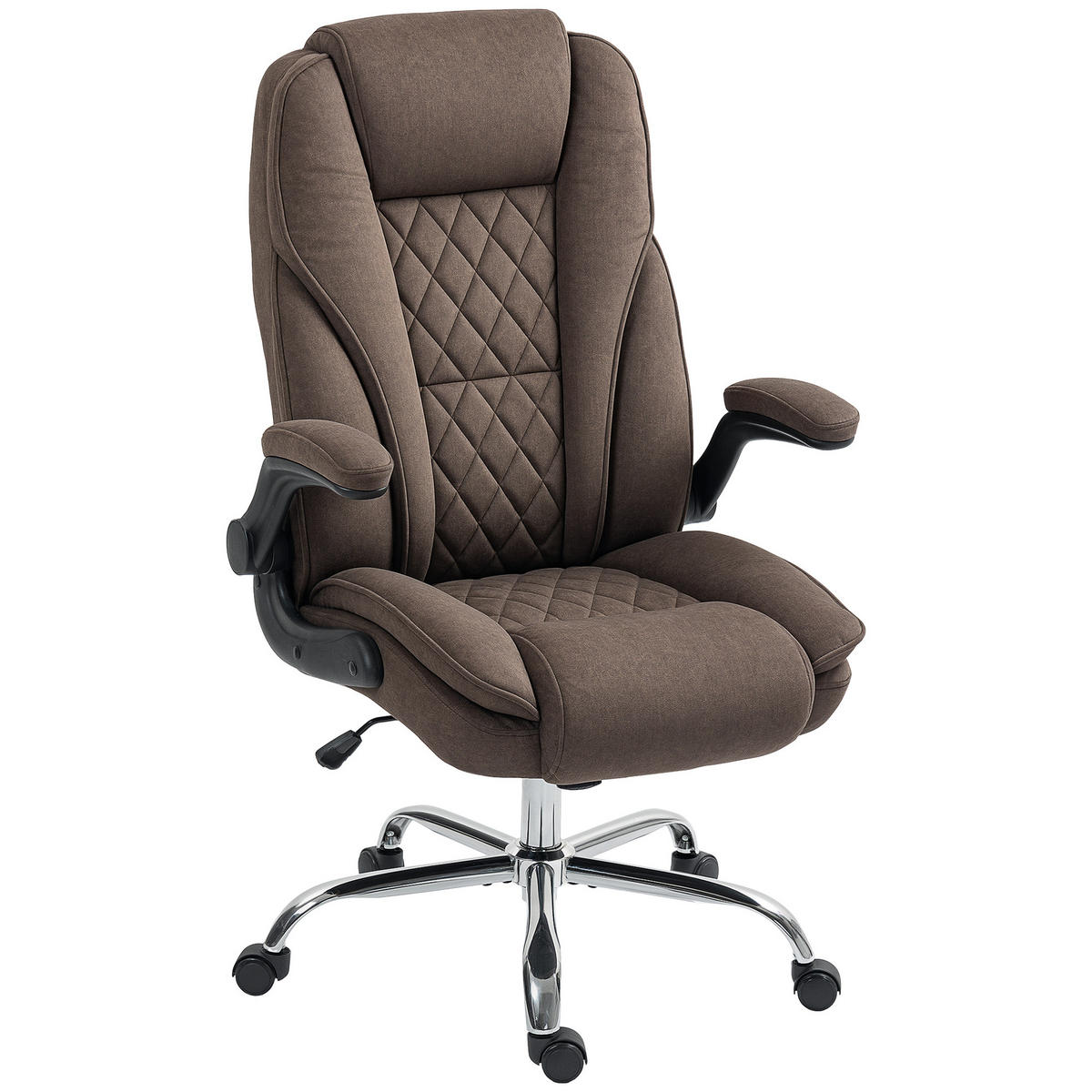 DREHSTUHL DE-11752 70/70/114-122 cm Braun - Braun, Textil (70/122/70cm) - ComfortXL