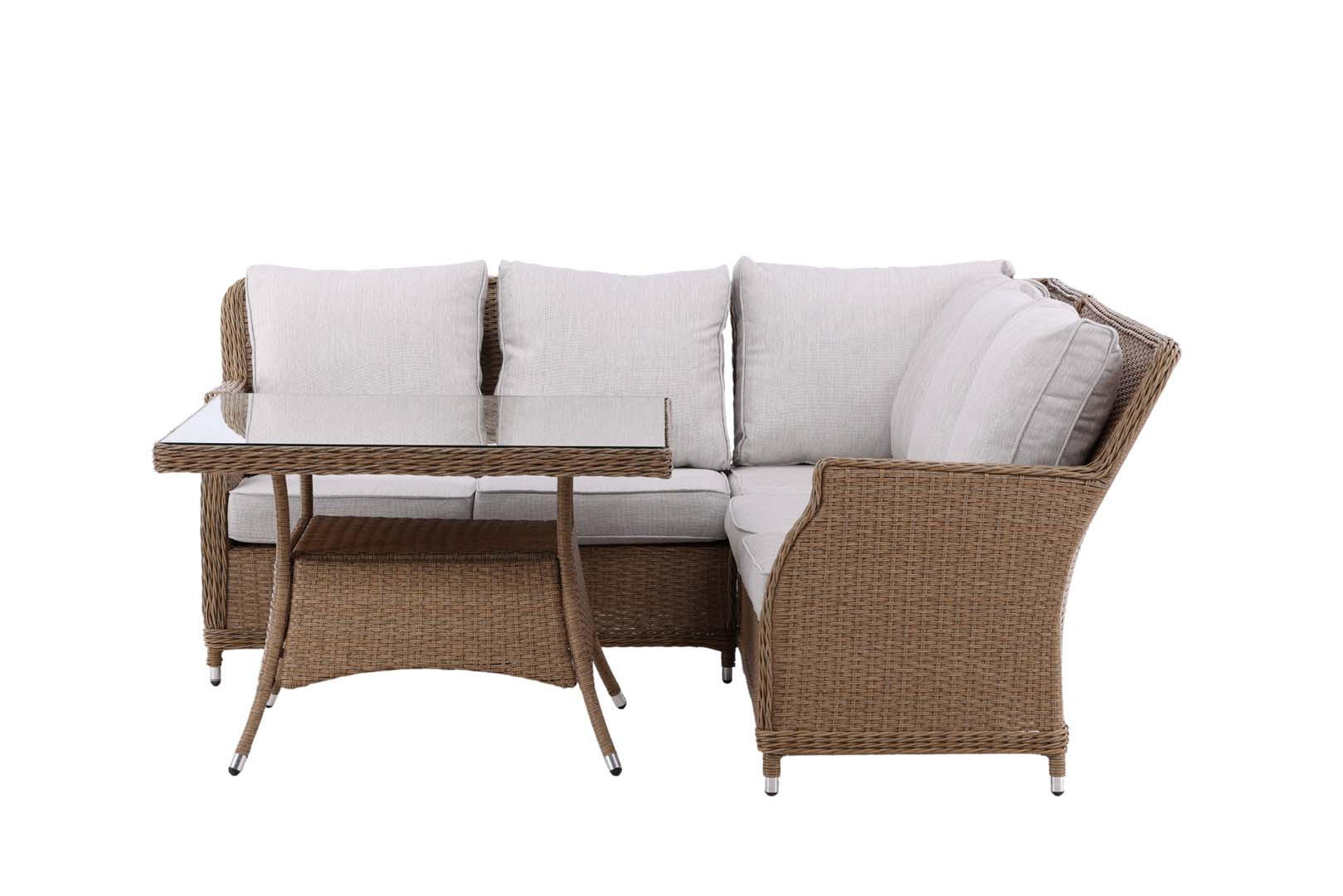 LOUNGE-SET beige - Beige, Holzwerkstoff - ebuy24