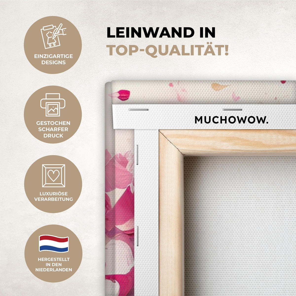 LEINWANDBILD Aquarell - Baum - Kunst - Abstrakt 60x90 cm - Multicolor, Textil (60/90cm) - MuchoWow