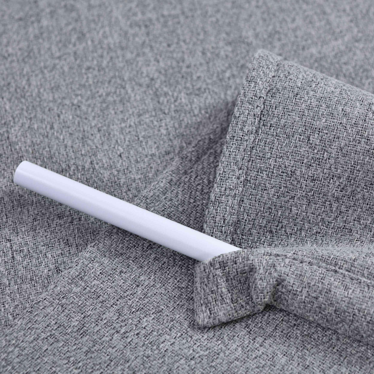 VORHANG MÜNCHEN DARK HxB 245x60 cm Grau - Grau, Textil (60/245/245cm) - Gardinenbox