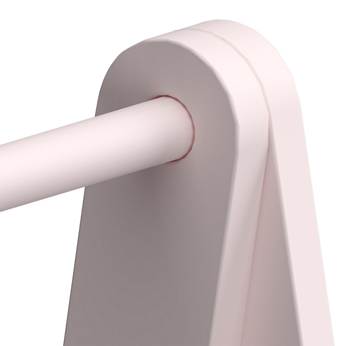 DĚTSKÝ VĚŠÁK NA OBLEČENÍ Vestnes II. - světle růžová, kompozitní dřevo (66/99/38cm) - [en.casa]