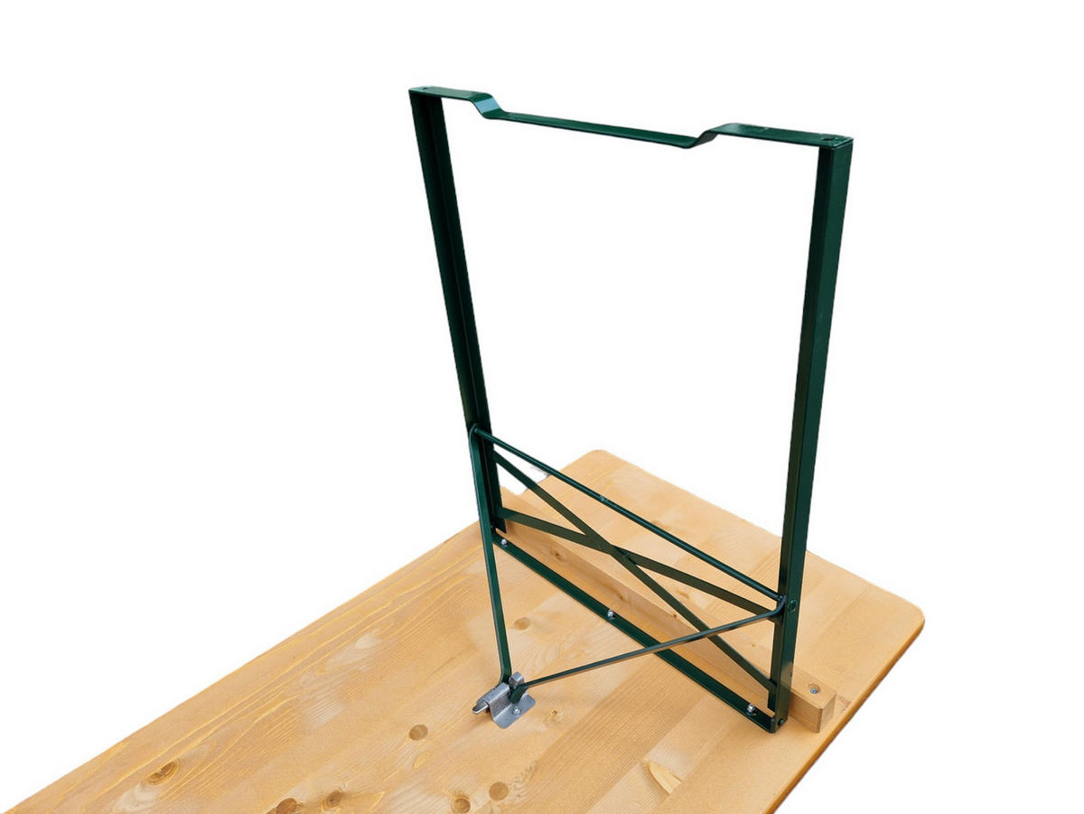 BIERZELTGARNITUR ALPENFEST PRO Premium Qualität Mit Rückenlehne 77x220x70cm Fichtenholz - Eichefarben, Holz - CHEFGASTRO