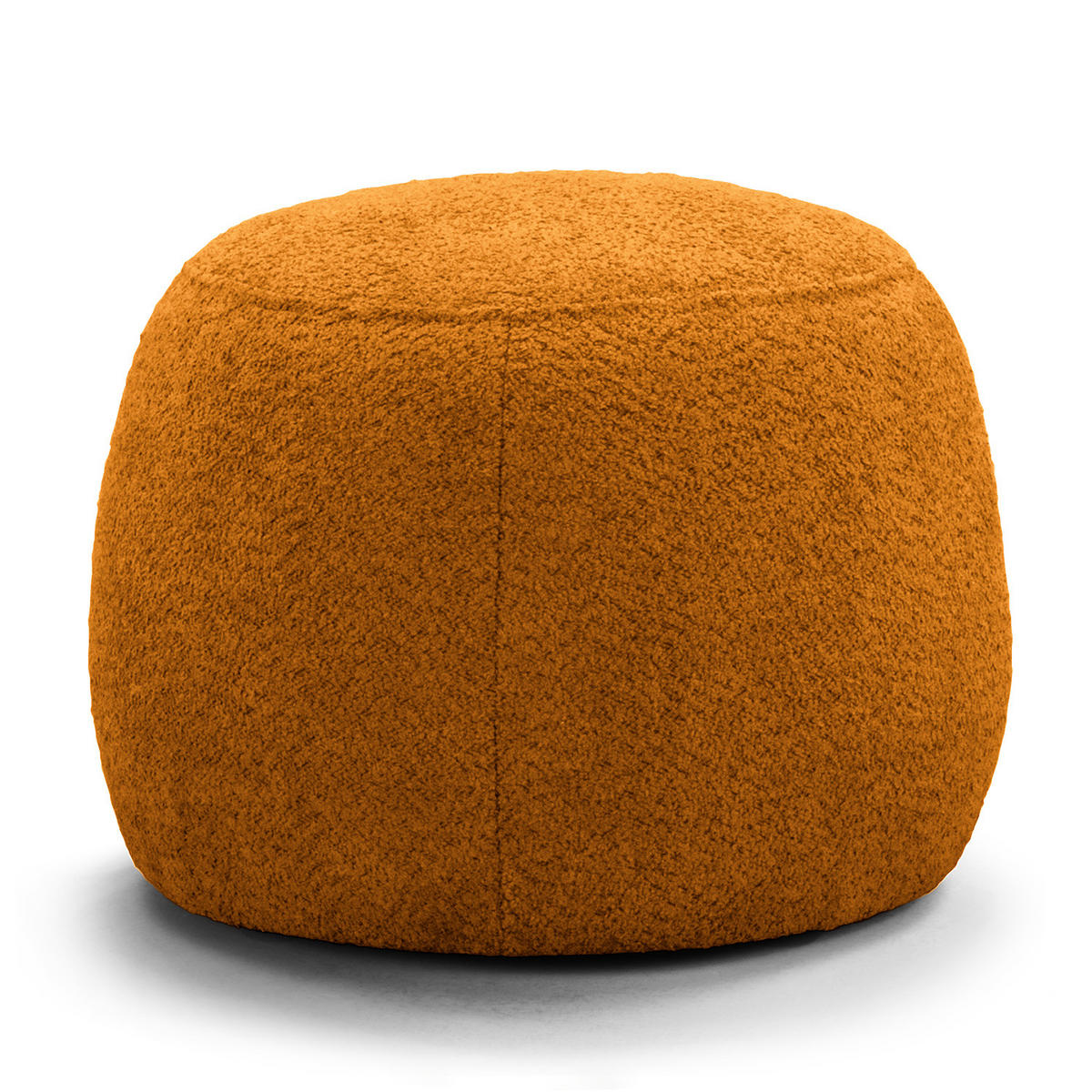 POLSTERHOCKER - Gelb/Schwarz, Kunststoff/Textil (59/45/59cm) - home24