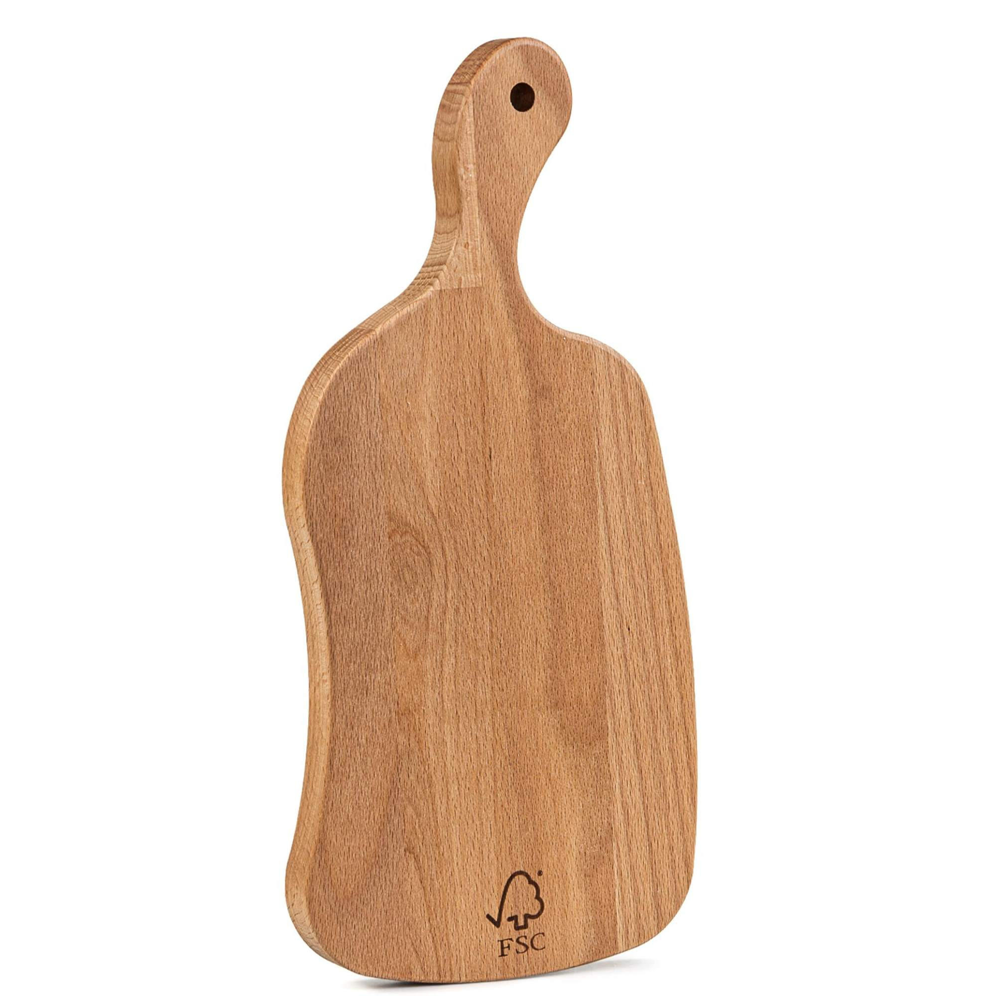 SCHNEIDEBRETT Holz Buche geölt LIVO - Buchefarben, Holz (16/33cm) - KONSIMO®