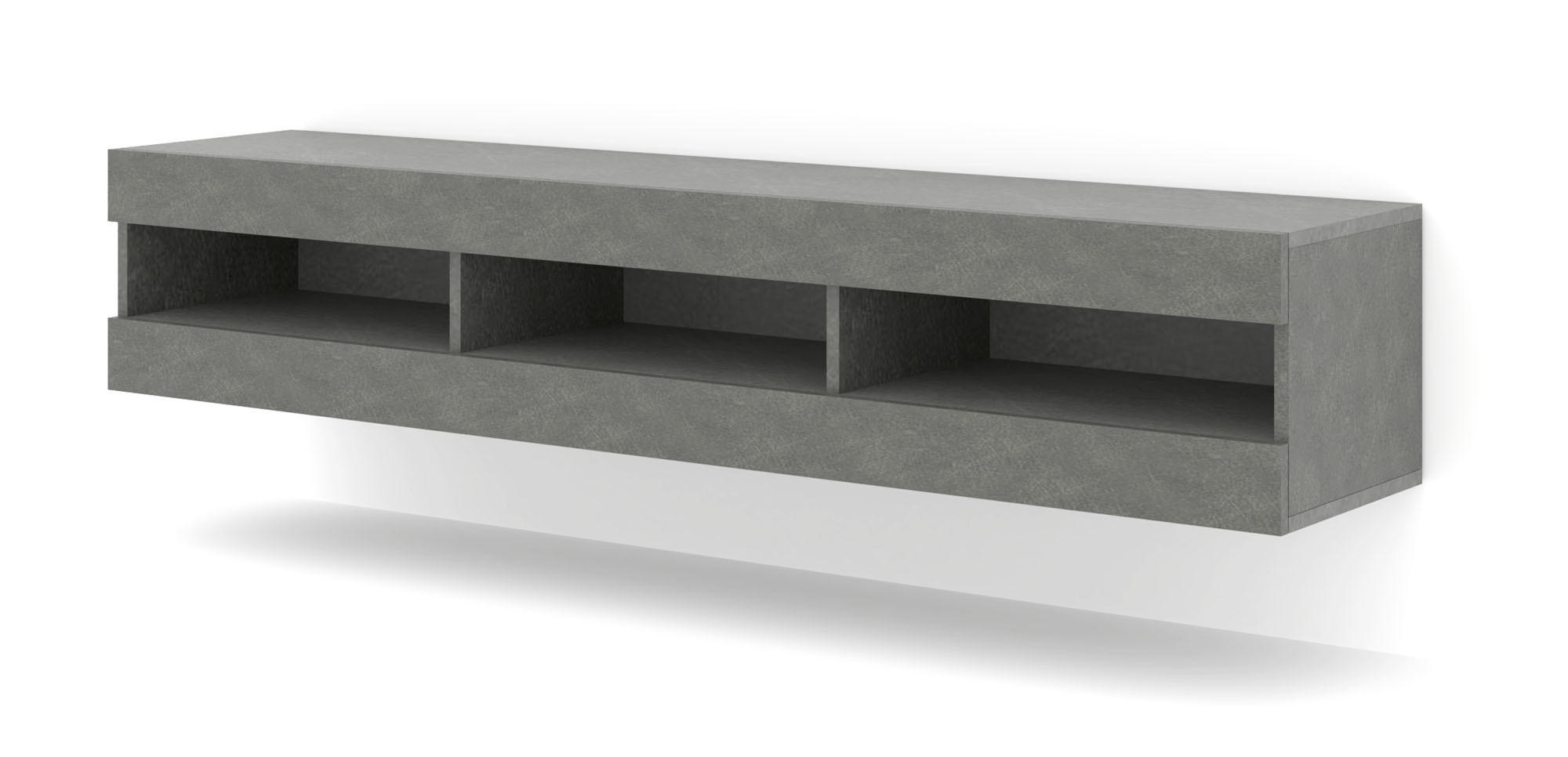 TV LOWBOARD Matera Grau 160/32/35 - Grau, Holzwerkstoff (160/32/35cm) - RAUMHIRSCH FURNITURE