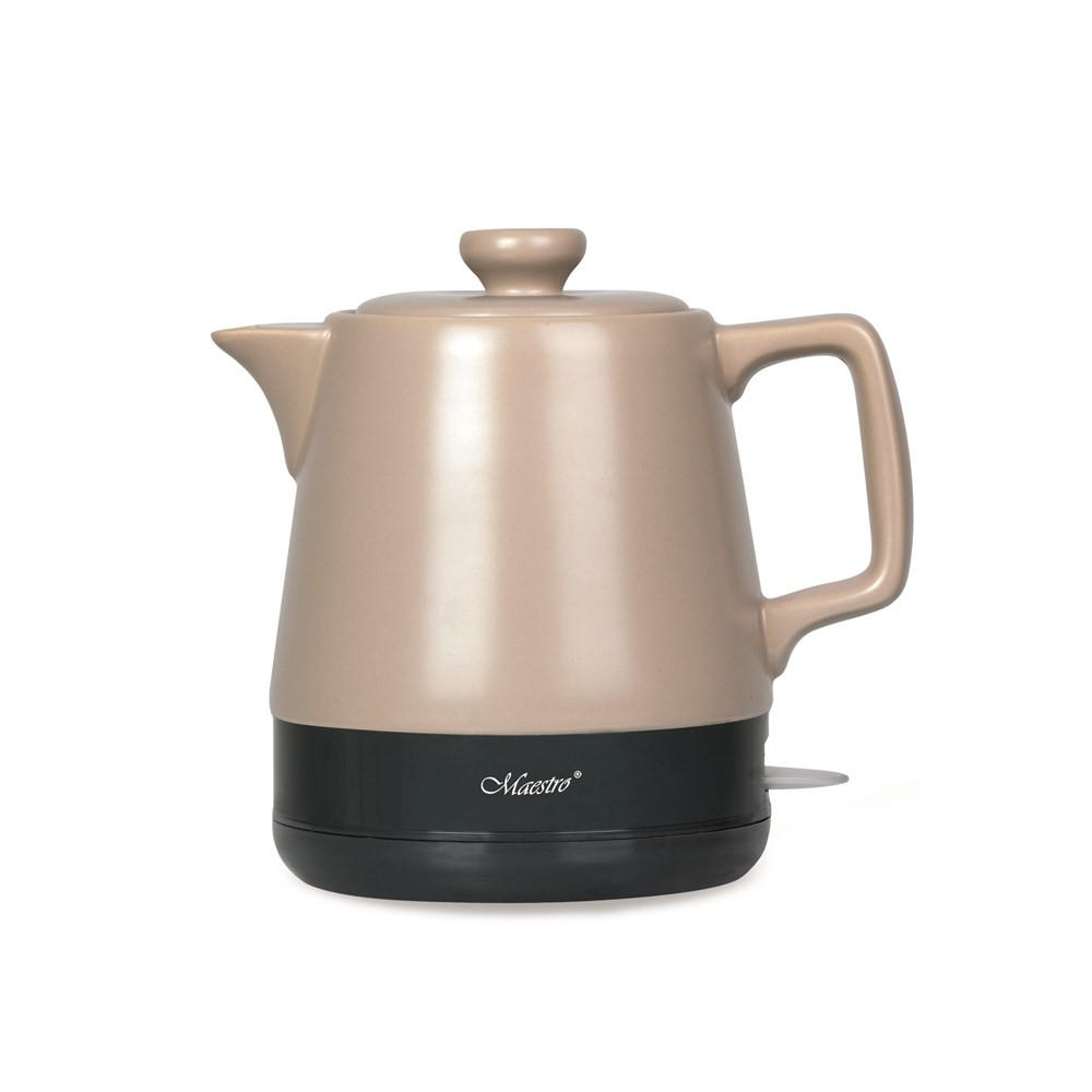 WASSERKOCHER ELEKTRISCH Beige 20/20/18 cm MR071BEIGE - Beige, Keramik (20/18/20cm) - Maestro 