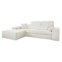 ECKSCHLAFSOFA Vito I, Seite: Links - Creme, Holz/Textil (276/187cm) - MIRJAN24