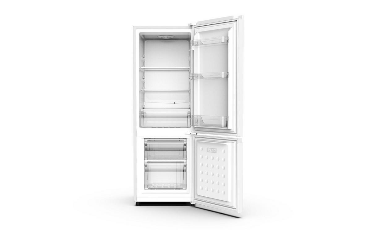 KÜHLGEFRIERKOMBINATION KHKG173WC weiß 161L Kühlschrank LED - Weiß, Kunststoff (50/145/52cm) - PKM