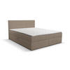 BOXBETT CALIDO mit zwei Bettkästen H2/H3 Matratze und Topper 180 x 200 cm - Braun, Holzwerkstoff (180/200cm) - VENASI MÖBEL