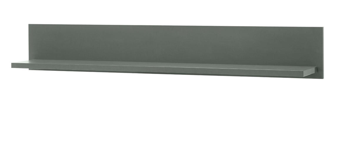 WANDBOARD grün 130 x 20 cm, Wandregal im Landhaus-Stil - Grün, Holzwerkstoff (130/20/20cm) - Furn.Design