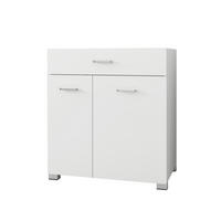 WÄSCHESCHRANK - Weiß, Holz (75/78.5/45cm) - ML-DESIGN