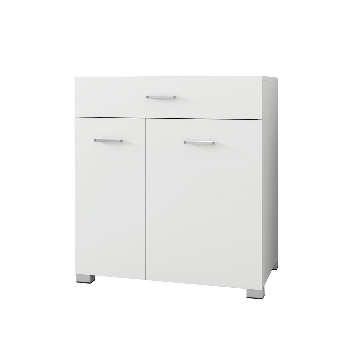 WÄSCHESCHRANK - Weiß, Holz (75/78.5/45cm) - ML-DESIGN