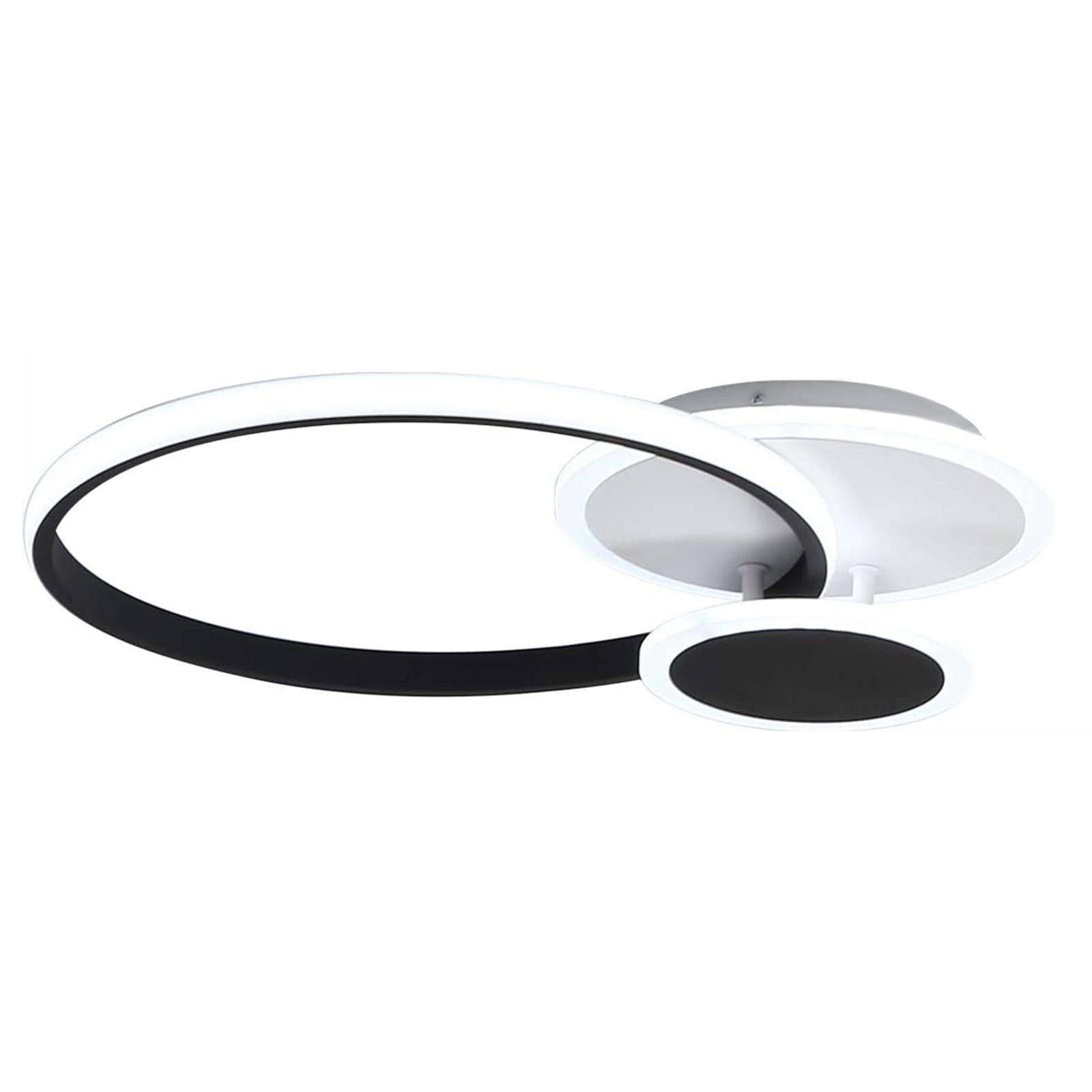 LED-DECKENLEUCHTE Reinhard 44/36/8 cm - Schwarz, Metall (44/36/8cm) - Nettlife