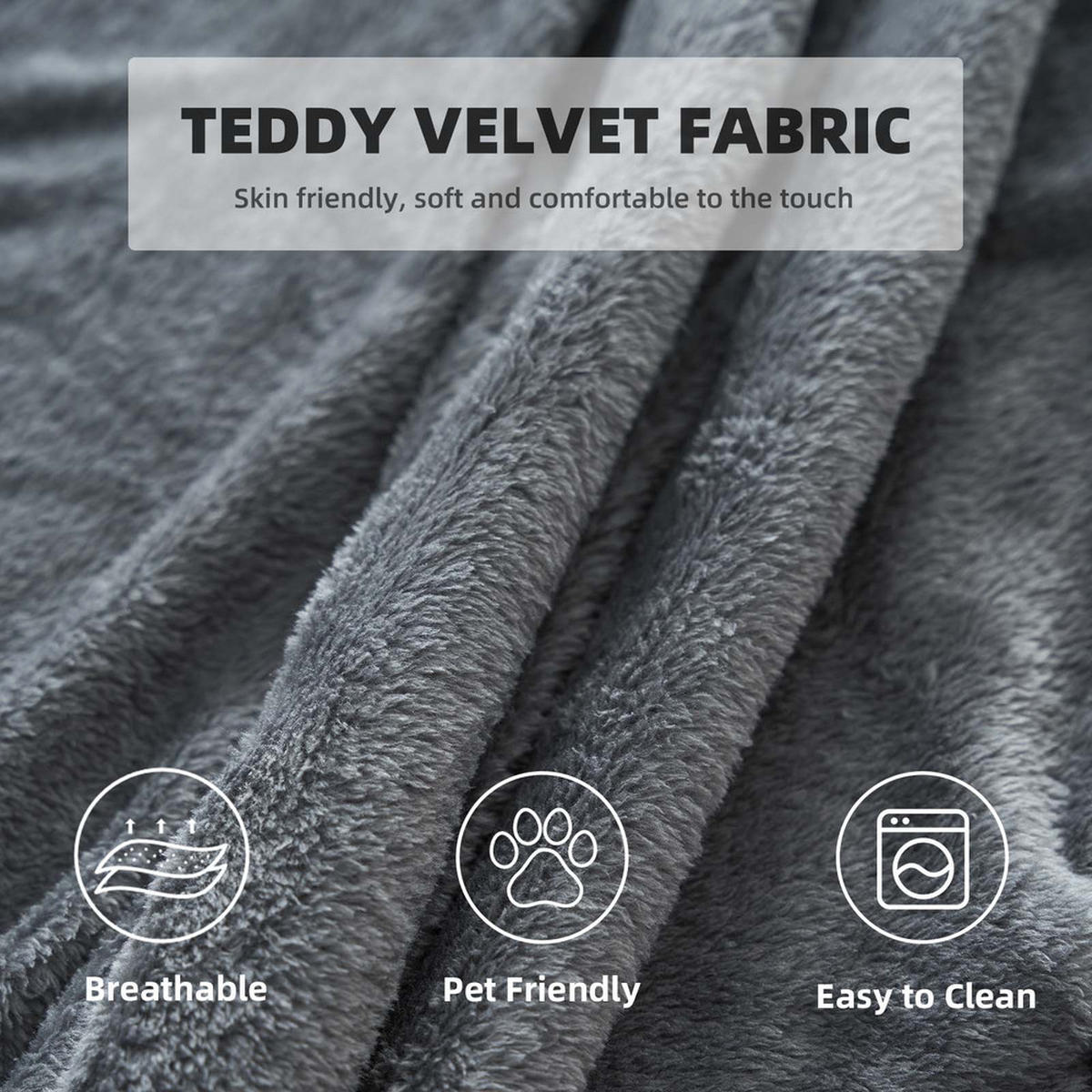 SITZSACK 130x120x60cm Weicher Riesensitzsack für Erwachsene - Dunkelgrau, Textil (120/28/130cm) - Raelunyi