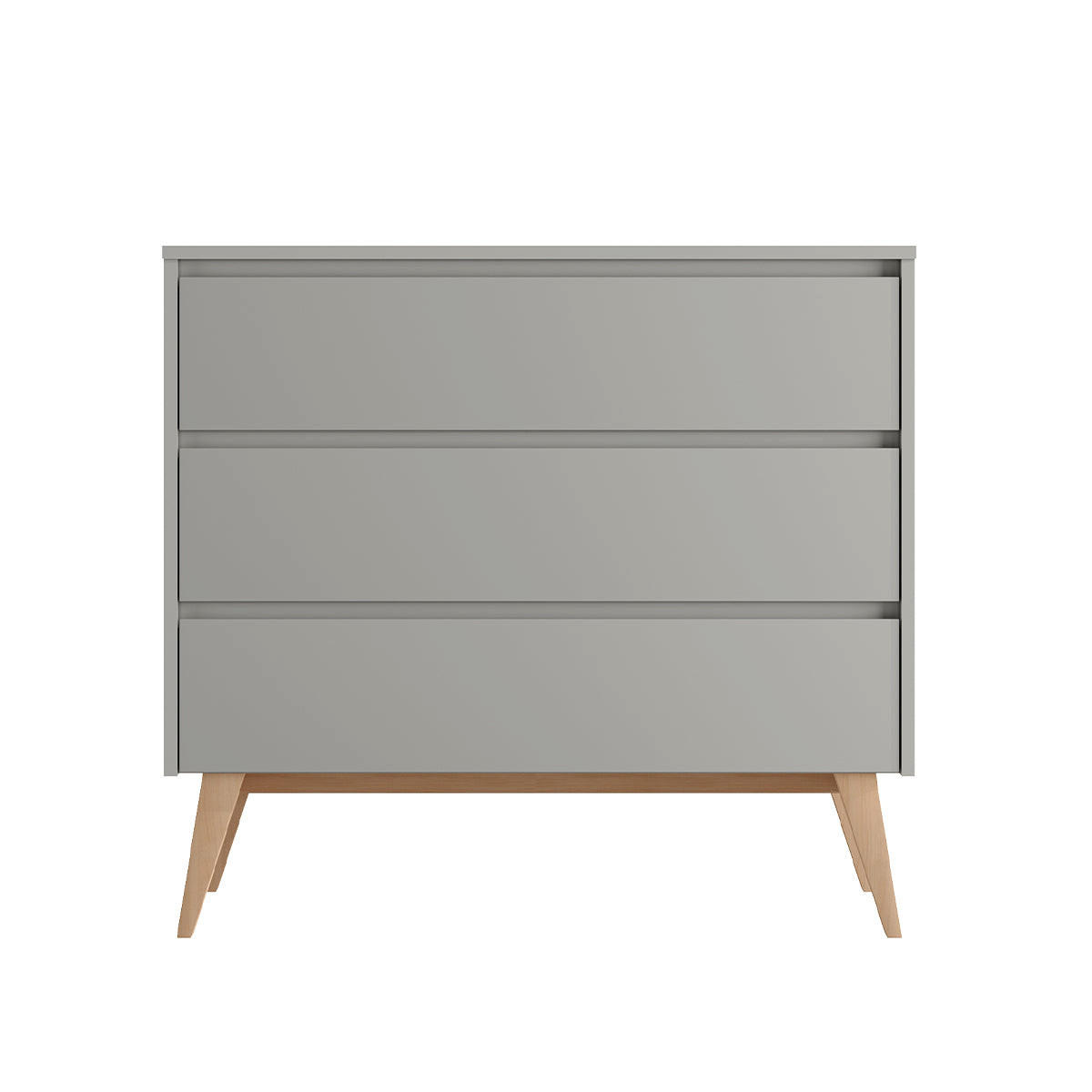 DJEČJA KOMODA Swing Sivo i drvo - siva, drvni materijal (100/92/52cm) - Petits-meubles