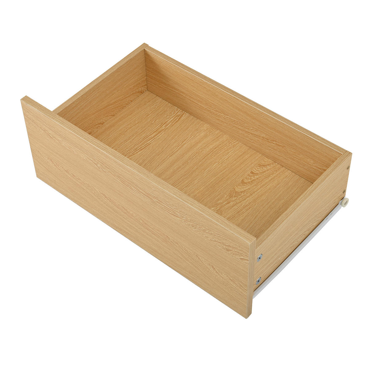 SCHUHSCHRANK 110/35/86 cm mit Rollen, Schubladen und verstellbaren Einlegeböden, Natur - Naturfarben, Holzwerkstoff (110/86/35cm) - Redom