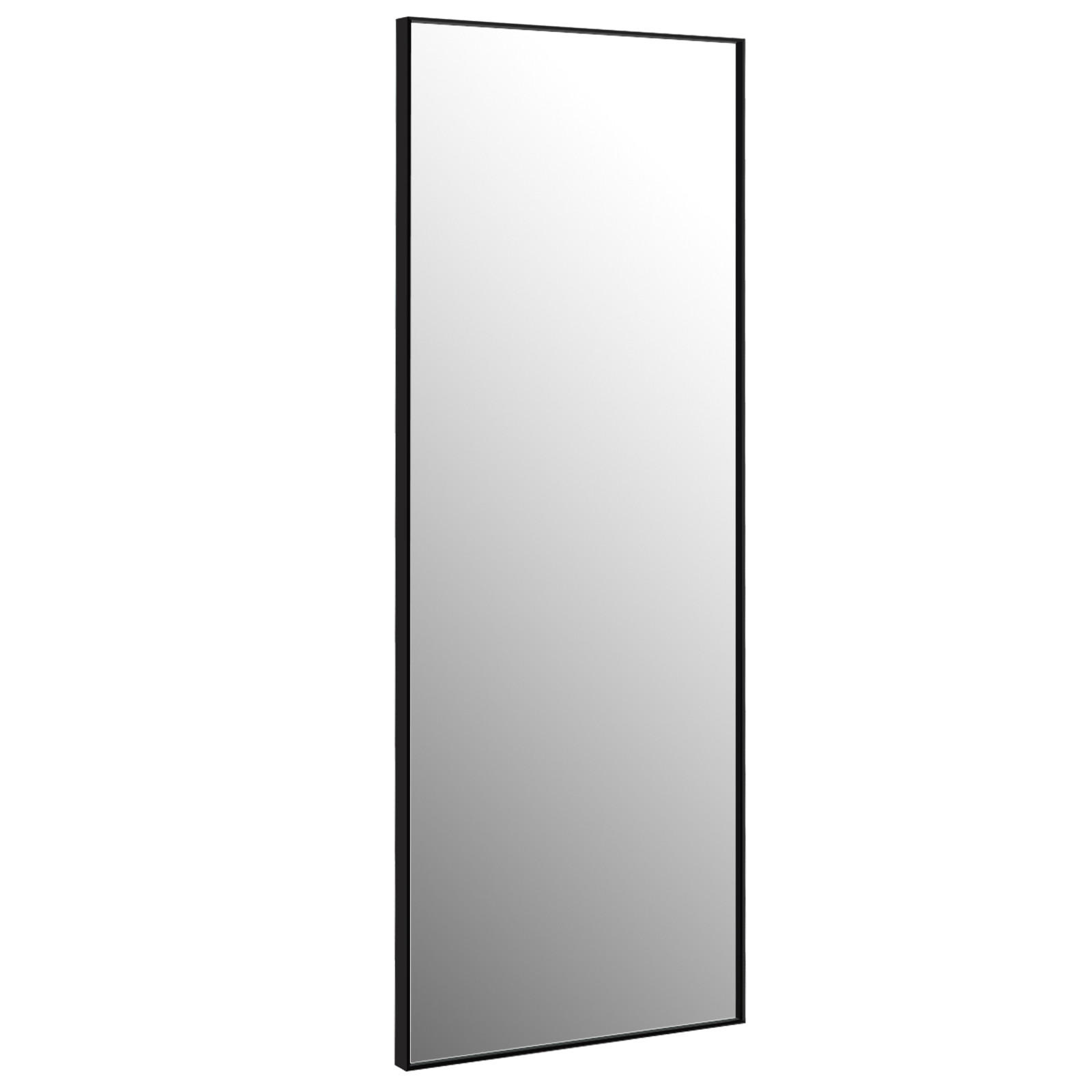 GANZKÖRPERSPIEGEL Schwarz - Schwarz, Metall (4/150/56cm) - COSTWAY