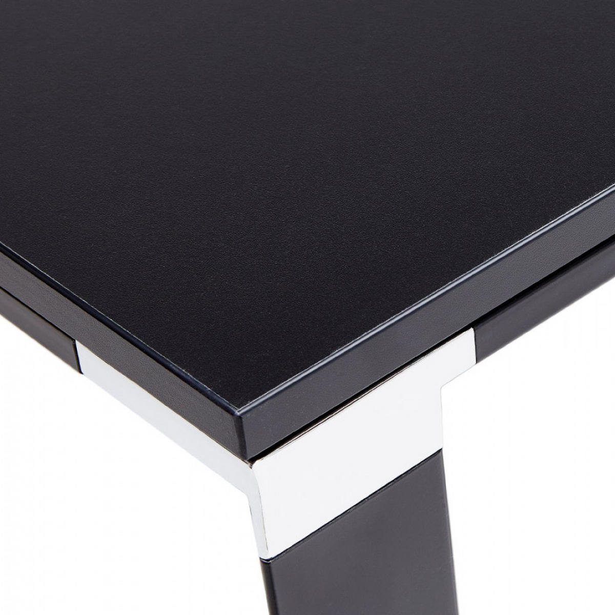 SCHREIBTISCH Schwarz 200x100x74 cm - Schwarz, Holz/Metall (200/100/74cm) - AlterEgo