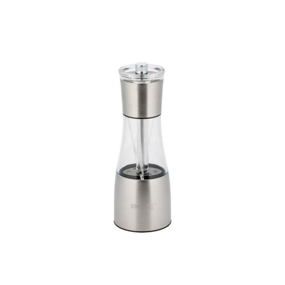 GEWÜRZMÜHLE Silber 6.6/6.6/18.8 cm KH4041 - Silberfarben, Metall (6.6/18.8/6.6cm) - Kinghoff 
