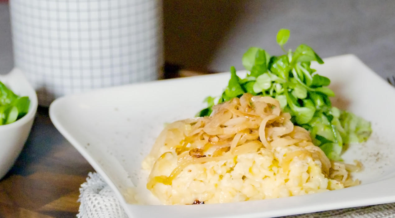 XXXLecker_Kaesespaetzle-mit-Feldsalat
