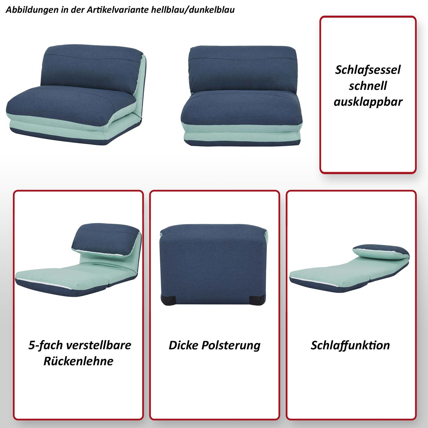 SCHLAFSESSEL Gelb - Gelb, Textil (75/75/60cm) - MCW