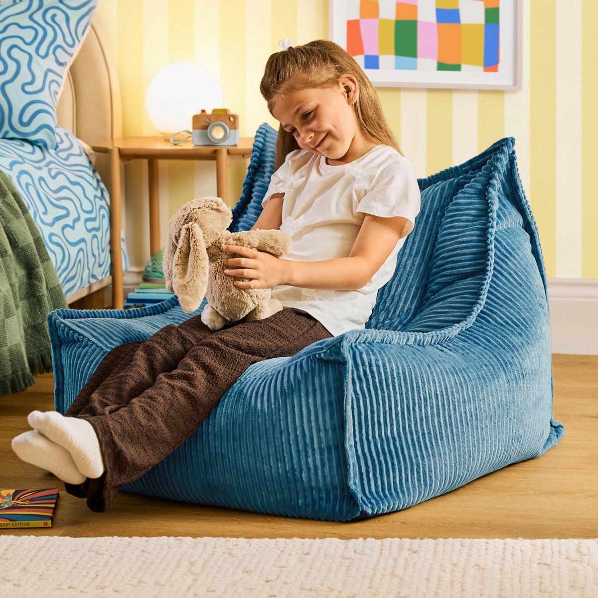 KINDERSITZSACK Sessel Alto - Blau, Textil (67/60/67cm) - icon