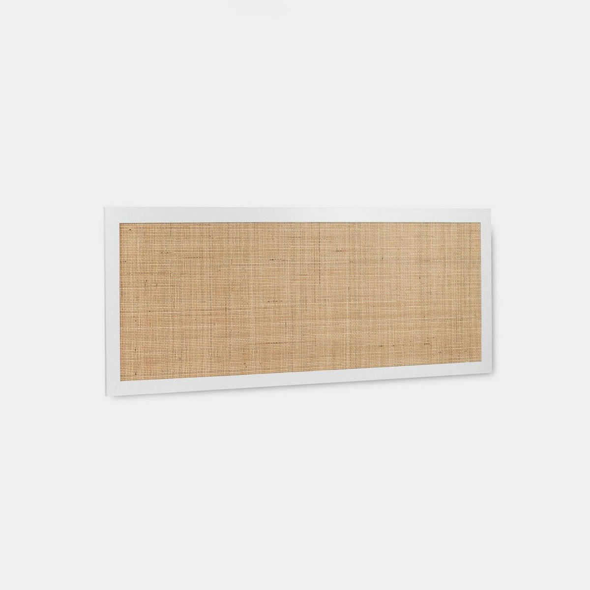 KOPFTEIL DOPPELTES Tahiti Weiß 160 cm x 59 cm - Weiß, Naturmaterialien (160/2cm)