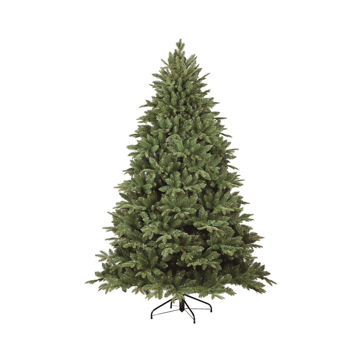 WEIHNACHTSBAUM Kunststoff Grün 109x109h150 cm - Grün, Kunststoff (150cm) - DMORA