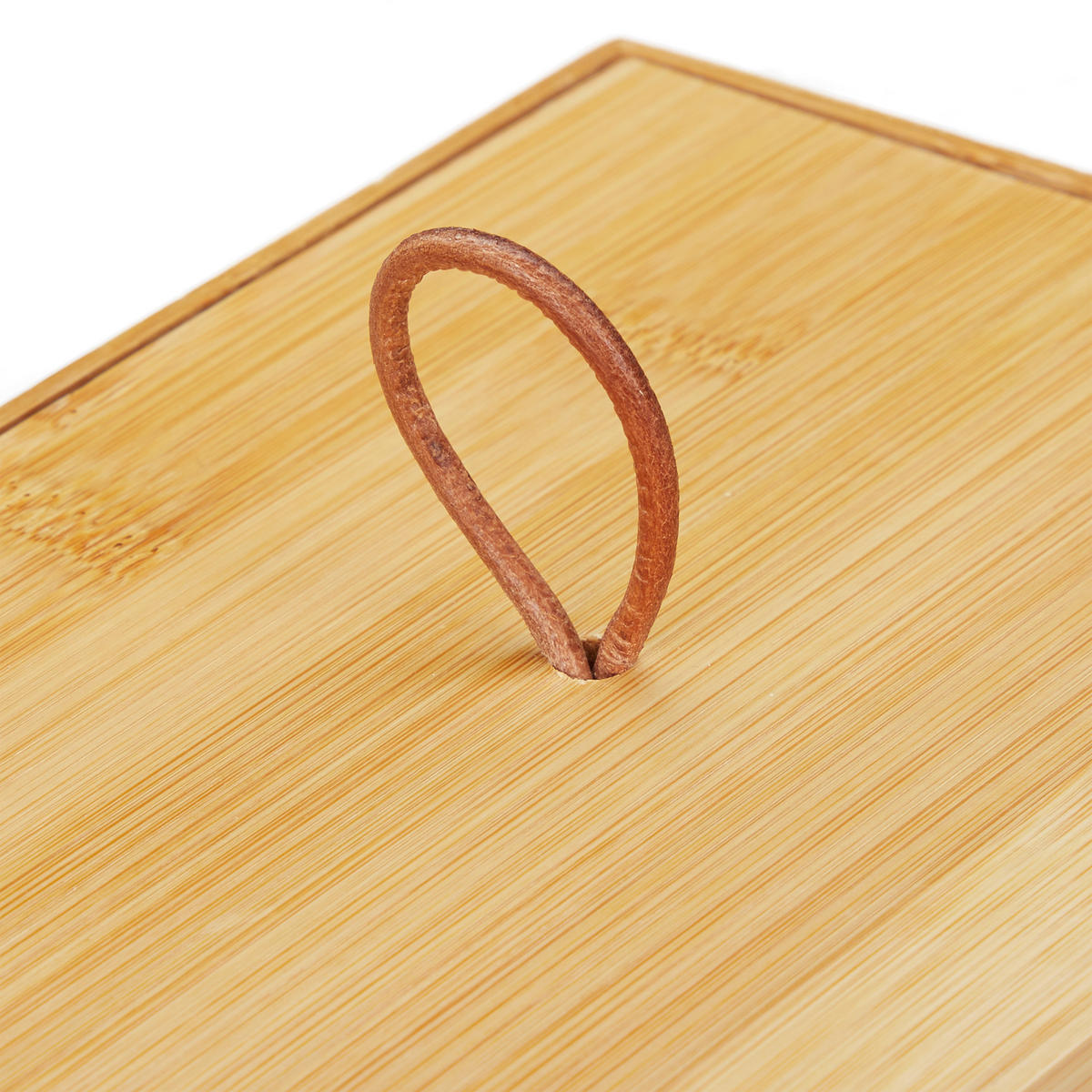 AUFBEWAHRUNGSBOX - Hellbraun, Holz (22/7/15cm) - Relaxdays