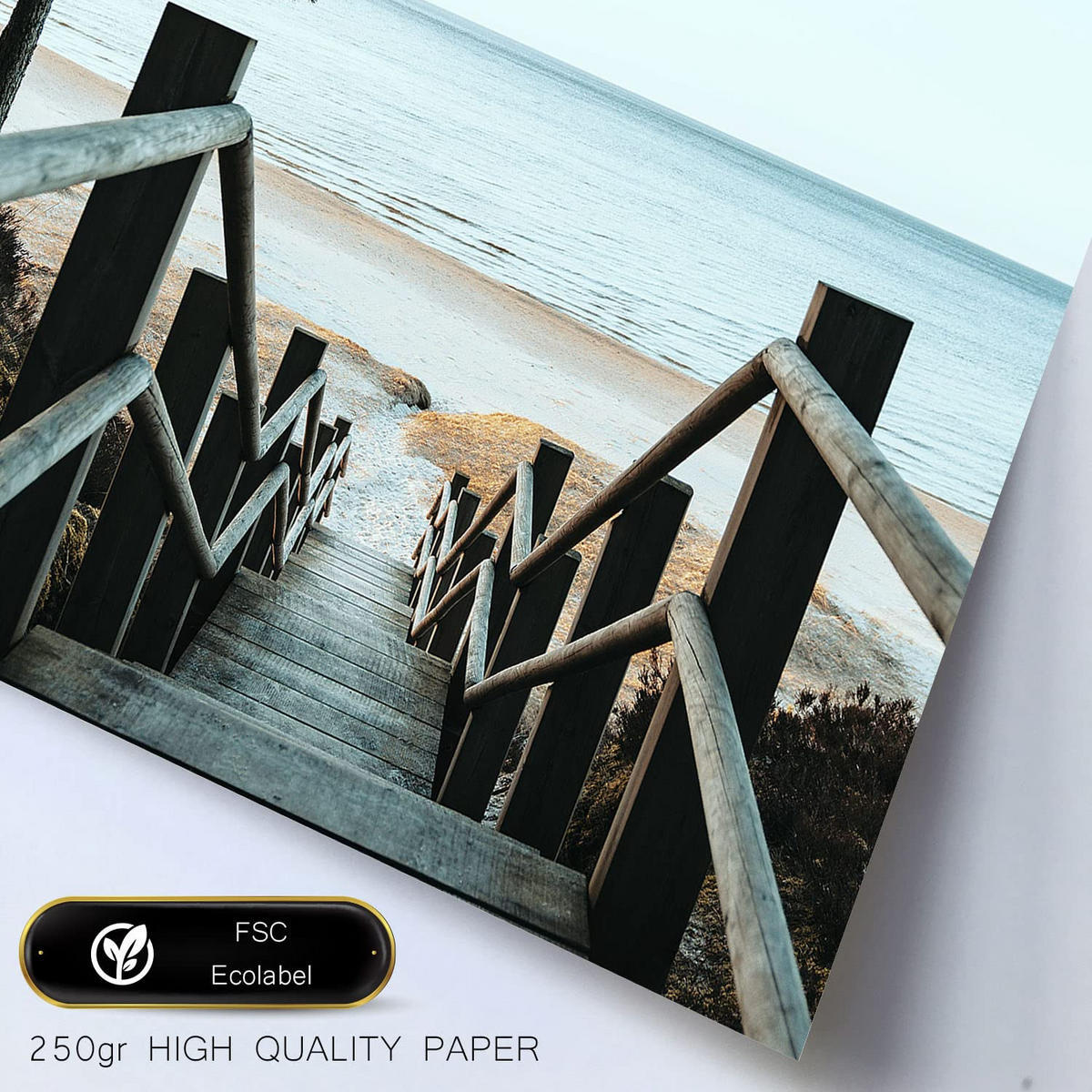 POSTER Set Mit 6 Türkises Wasser A3 & A4 Rahmenlos - Klar, Papier (29/3cm) - Nacnic