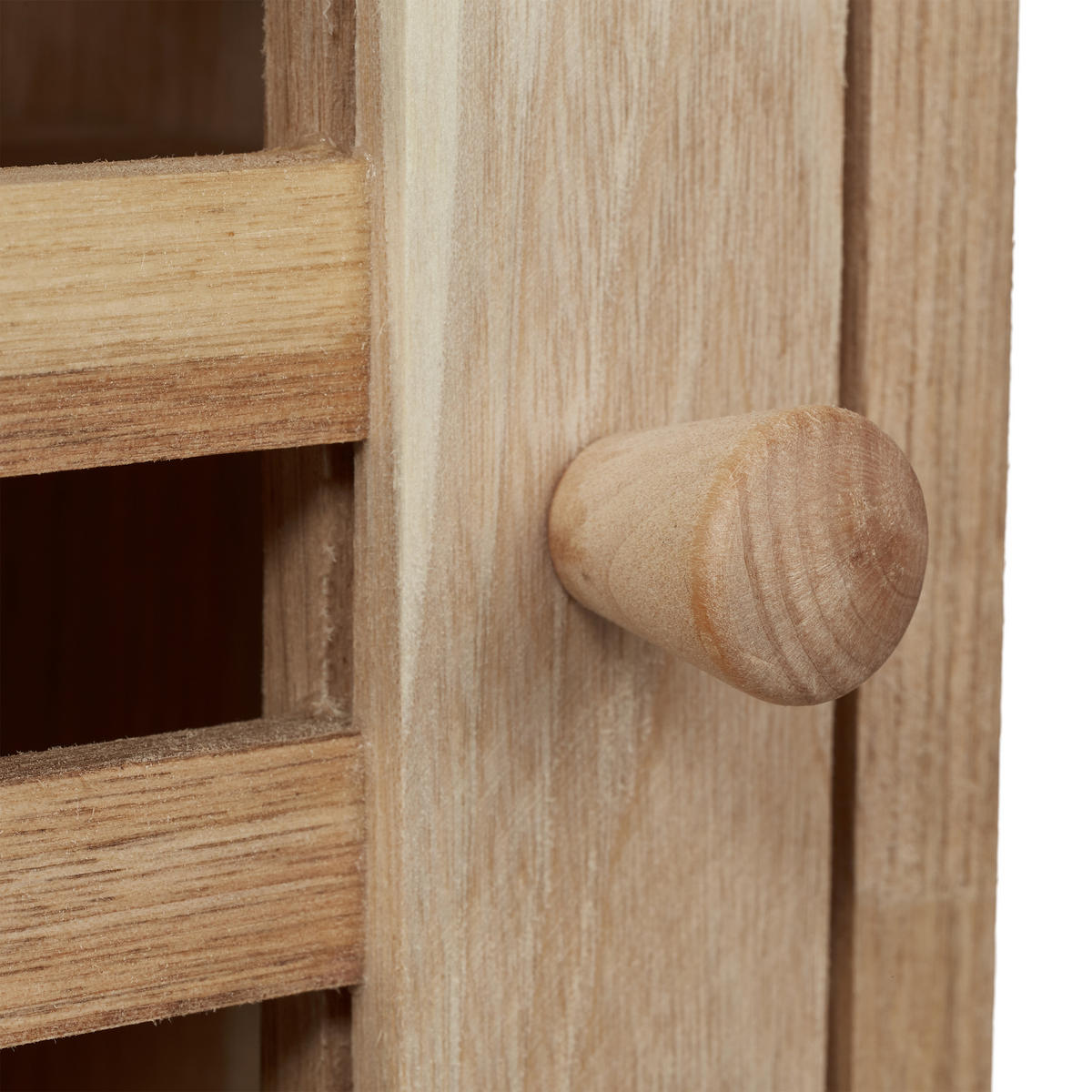 WANDSCHRANK - Hellbraun, Holz (42/42/18cm) - Relaxdays