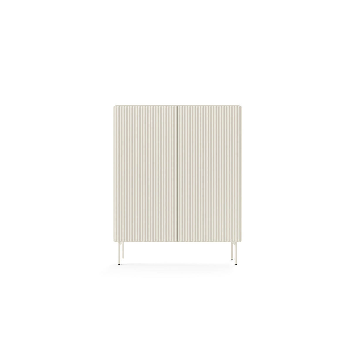 KOMMODE Muzzi - Weiß, Holzwerkstoff (98.6/123/39.8cm) - Pillovely