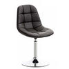 DREHSTUHL Lederlook braun - Braun, Textil/Metall (48/84/52cm) - CLP