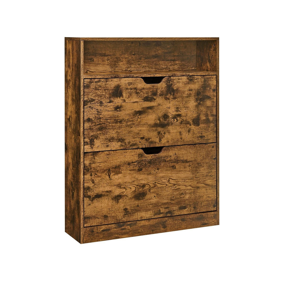 SCHUHSCHRANK ASMARA - Braun, Holzwerkstoff (80/102/24cm) - Hansiro