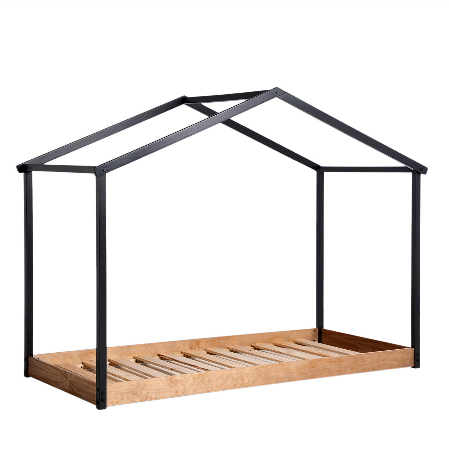 KINDERBETT Vitta Zweifarbig 210 cm x 162 cm - Multicolor, Holzwerkstoff