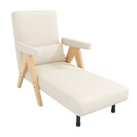 SOFABETT 64/60/87 cm Beige - Beige, Textil (60/87/64cm)